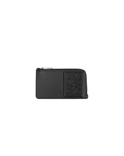 Loewe Black Coin Card Holder for men