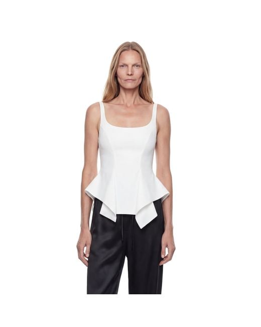 Khaite White Loa Top