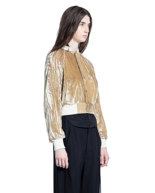 Ann Demeulemeester Blue Arya Bomber