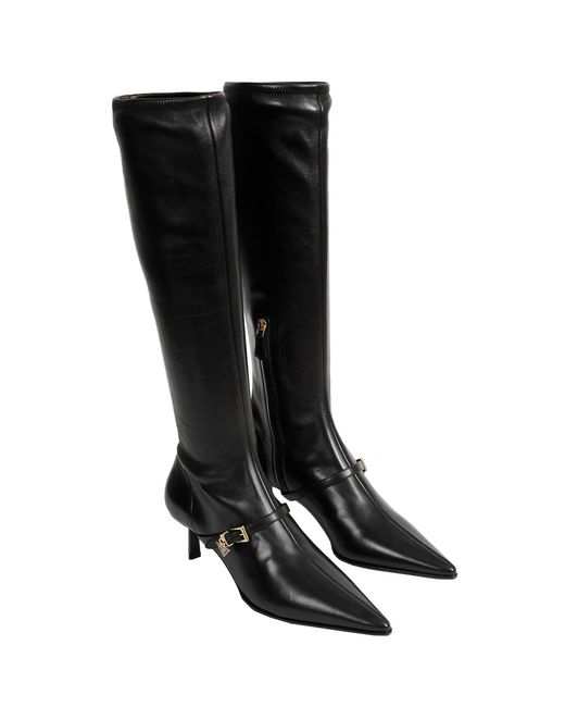 Prada Black Stretch Nappa Leather Boots