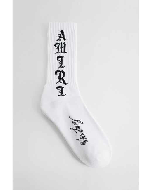 Amiri White Socks for men