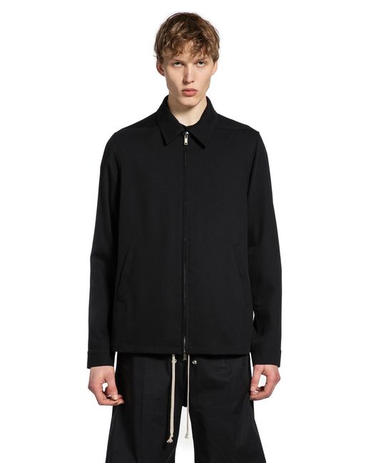 Rick Owens Black Temple Brad Jacket for men