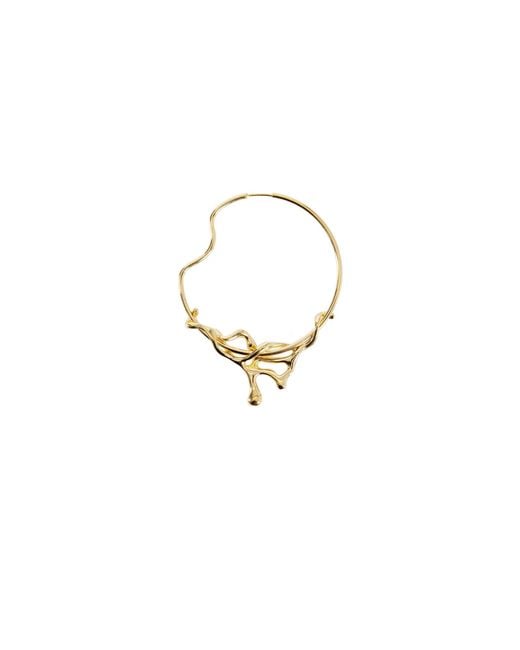 Maria Black Metallic Koedbyen Hoop Earring