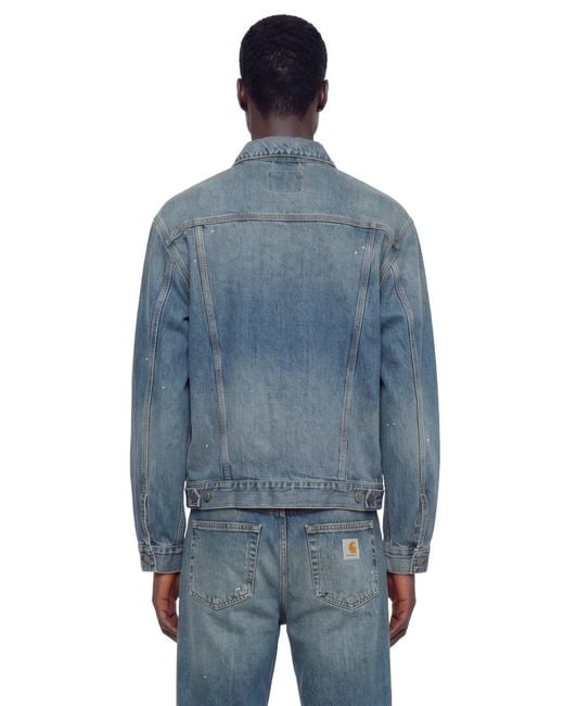 Carhartt Blue Helston Jacket for men