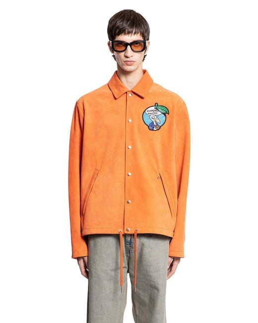 Moncler Genius Orange Gilga Farm Collaboration Navel Jacket for men