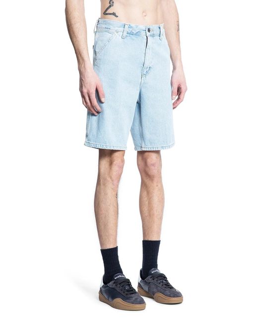 Carhartt Blue Single Knee Shorts for men