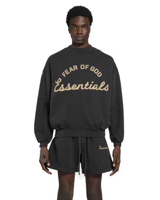 Fear Of God Black Training 90S Crewneck Sweatshirt for men