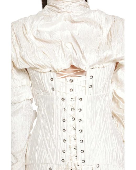 DREAMING ELI White The Royal Daughter Triple Corset Dress
