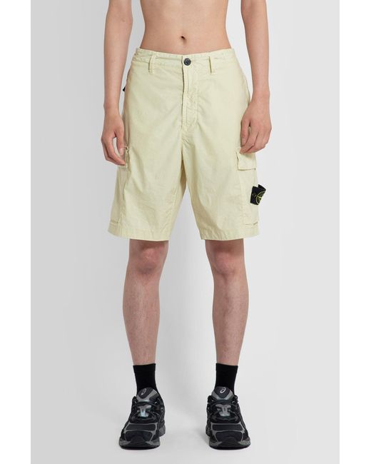 Stone Island Shorts in Natural for Men Lyst