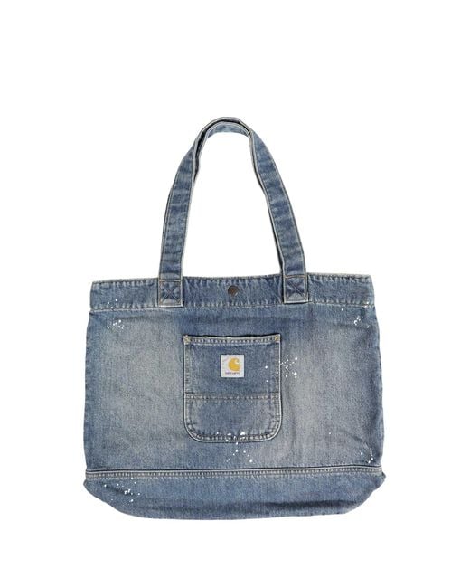Carhartt Blue Denim Tote for men
