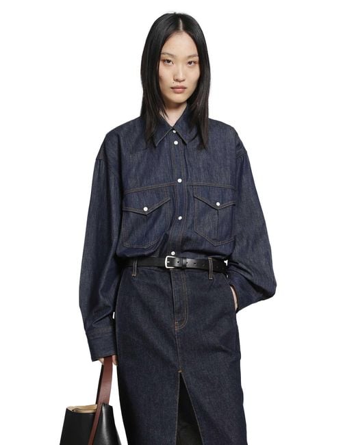 Khaite Blue Christensen Shirt