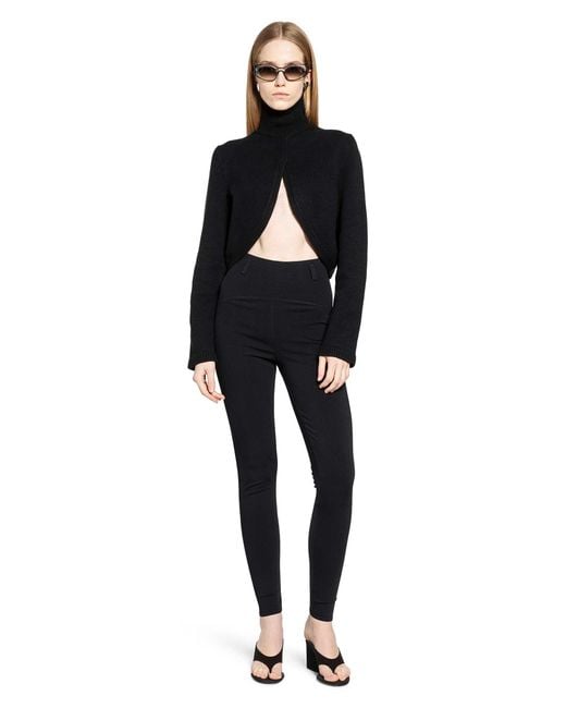 Alaïa Blue Rib Leggings
