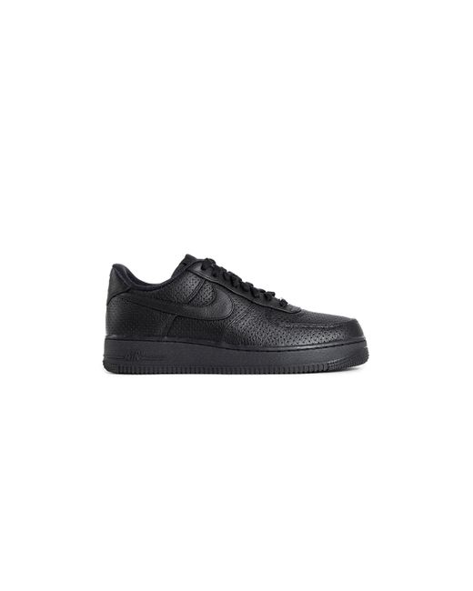 Nike Black Air Force 1 Leather Sneakers for men