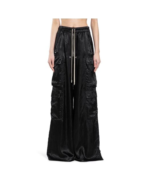 Rick Owens Black Temple Cargobelas Pants