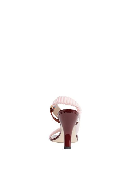 Fendi Pink Colibri Sandals