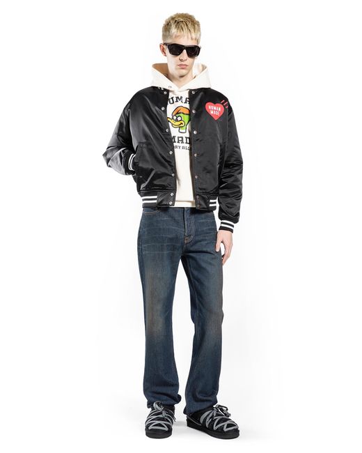 Human Made Black Nylon Stadium Jacket for men