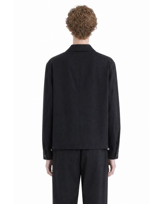 Loewe Black Zip-Up Jacket for men