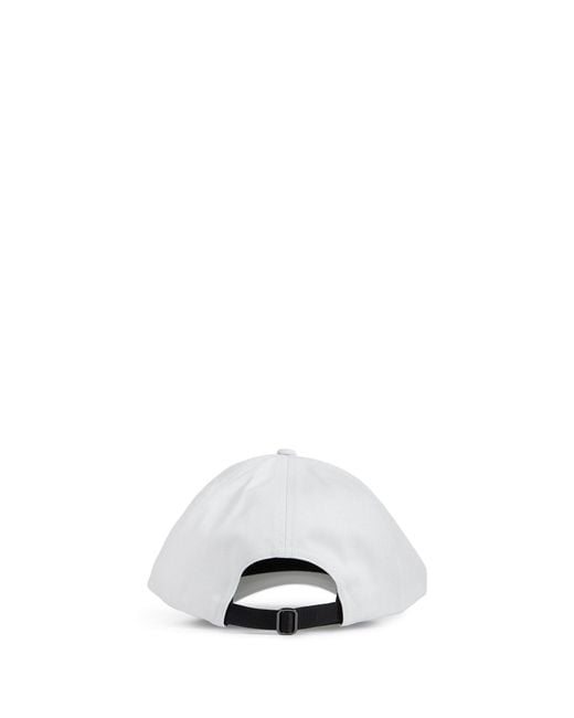 Moncler White Baseball Cap