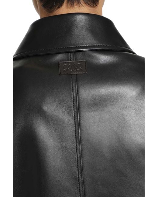 Loewe Black Zip-Up Jacket for men