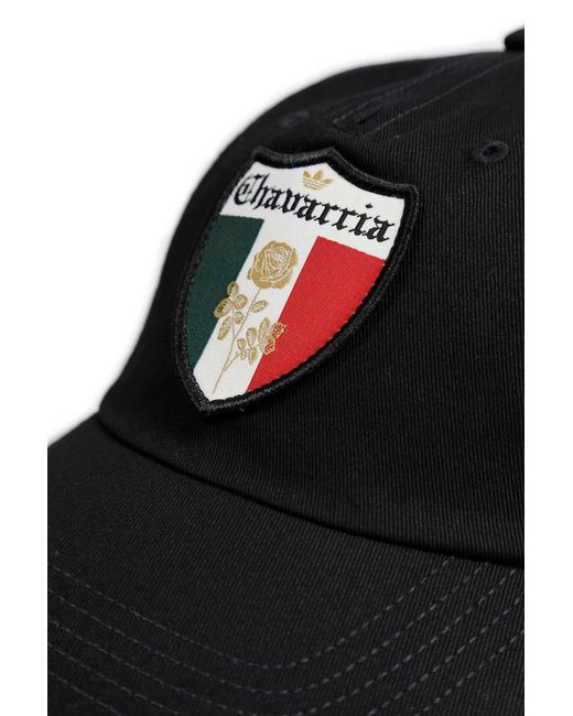 Adidas Black X Willy Chavarria Crest Cap for men