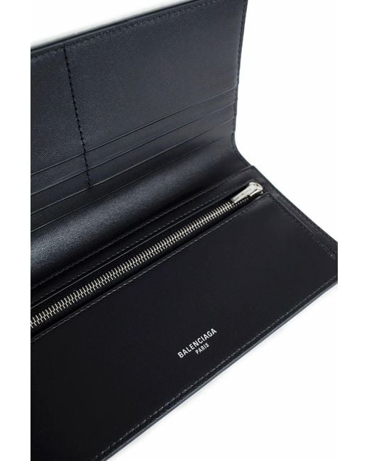 Balenciaga Blue Passport Long Wallet 1 Ticket for men