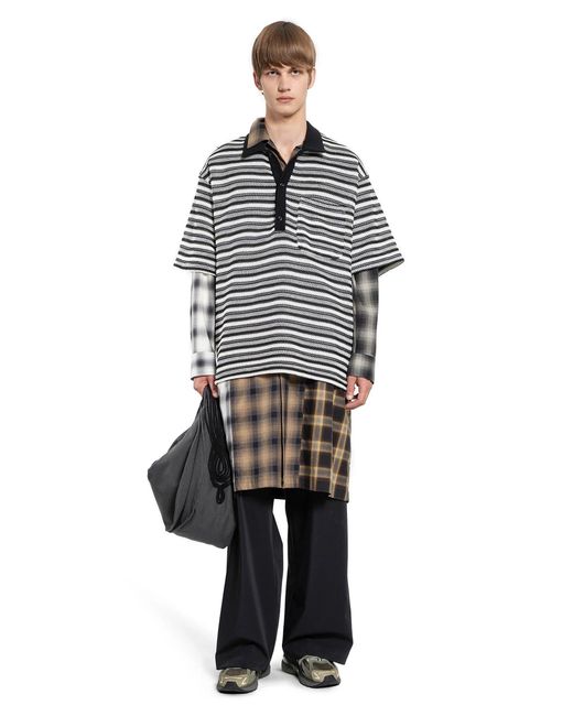 Song For The Mute Gray Gym Polo for men