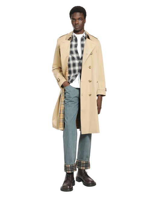Burberry Blue 5 Pocket Jeans for men