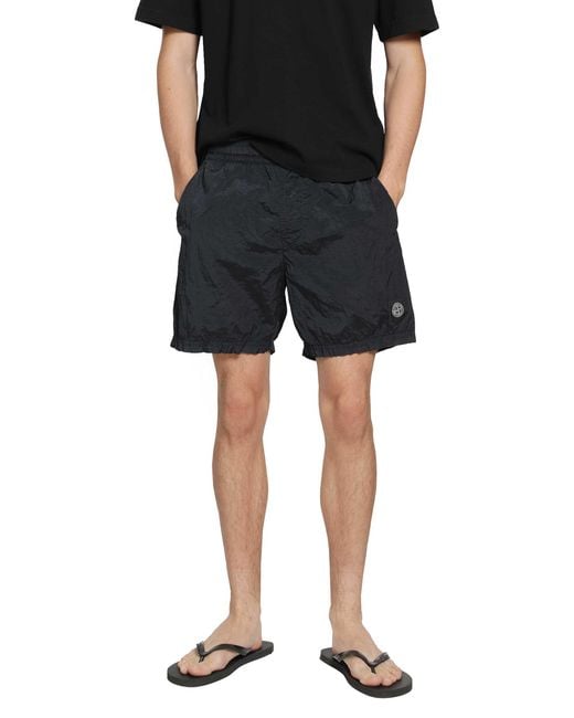 Stone Island Blue B100004 Nylon Metal Swim Shorts for men