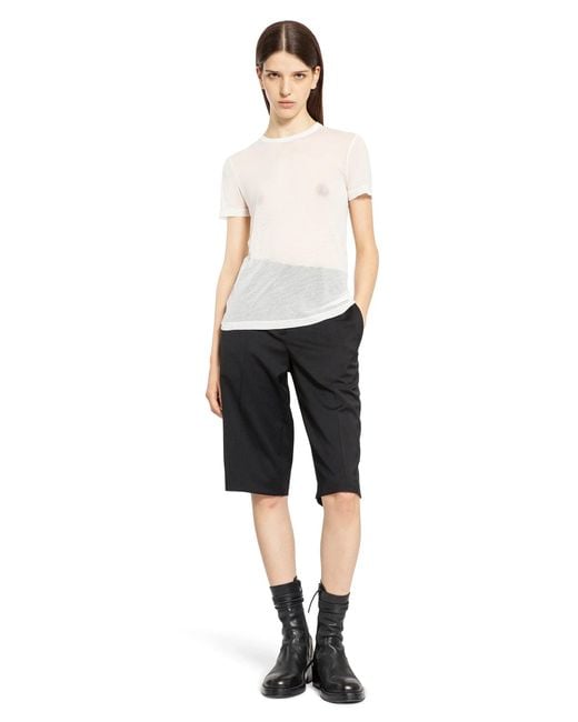 Helmut Lang White Zeroscape Tee