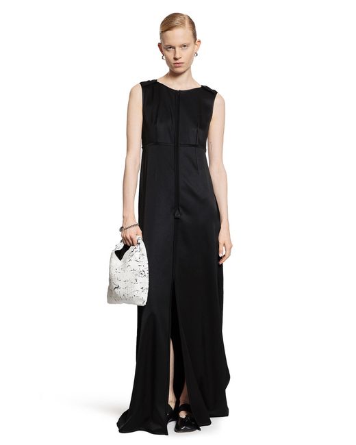 chinese dress ladies MM6 Maison Margiela Slip Dress in Black