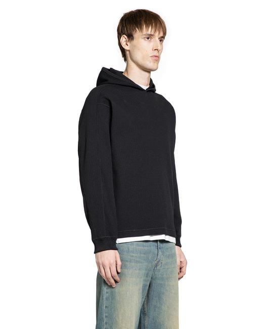 Laminar Black Honeycomb Cotton Jersey for men