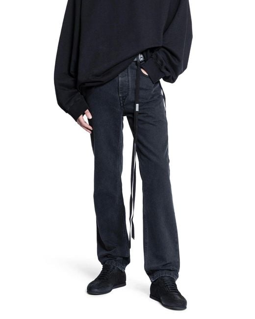 Ann Demeulemeester Black Trousers for men