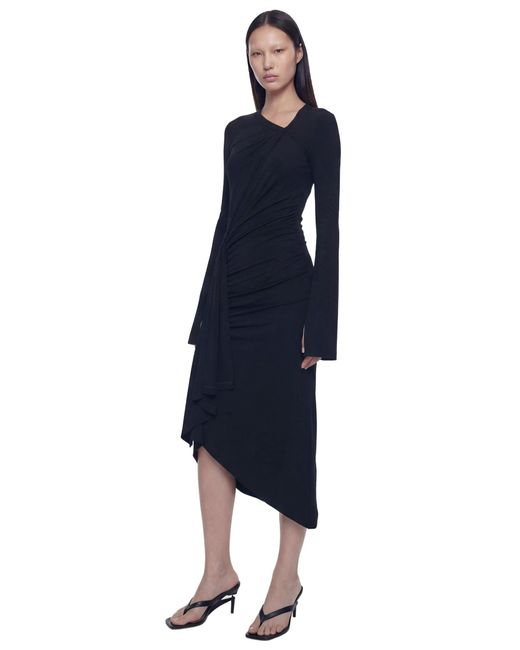 NVL-GARDE Blue L/S Wrap Dress