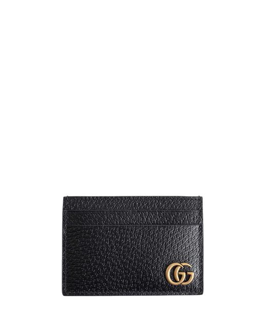 Gucci Black Gg Marmont Card Case for men