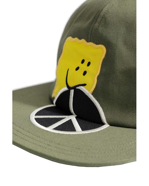 Kapital Green Chino Baseball Cap for men