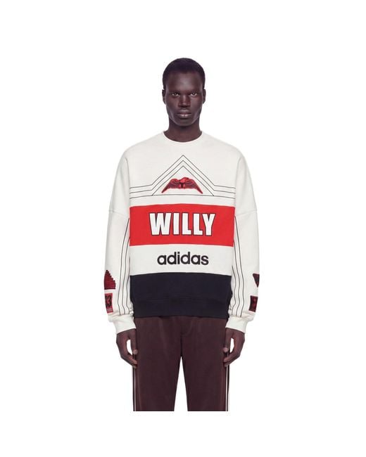 Adidas Red X Willy Chavarria Ny Sweatshirt for men