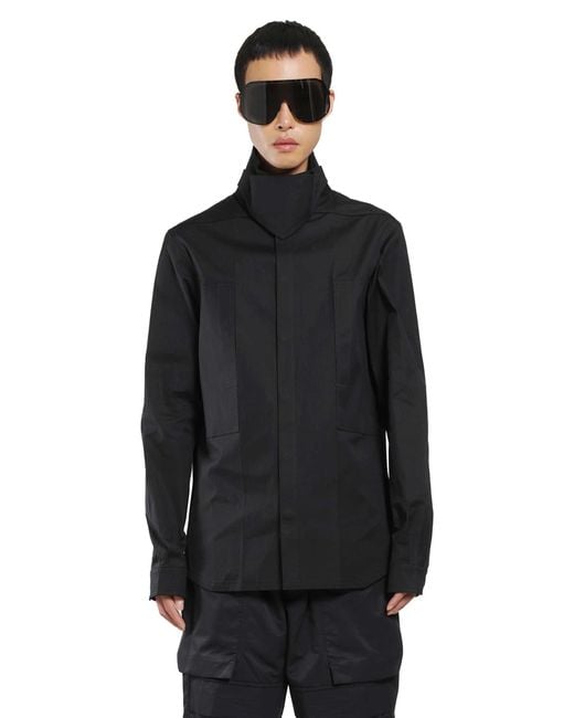 Rick Owens Black Tower Outershirt for men