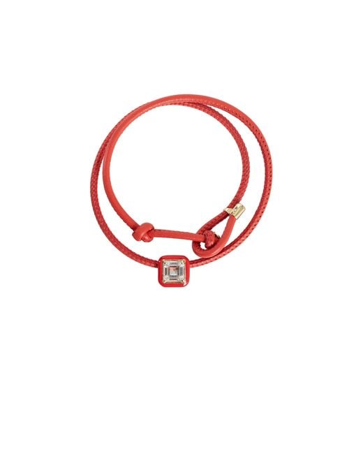 Bea Bongiasca Red Pop Choker With Square