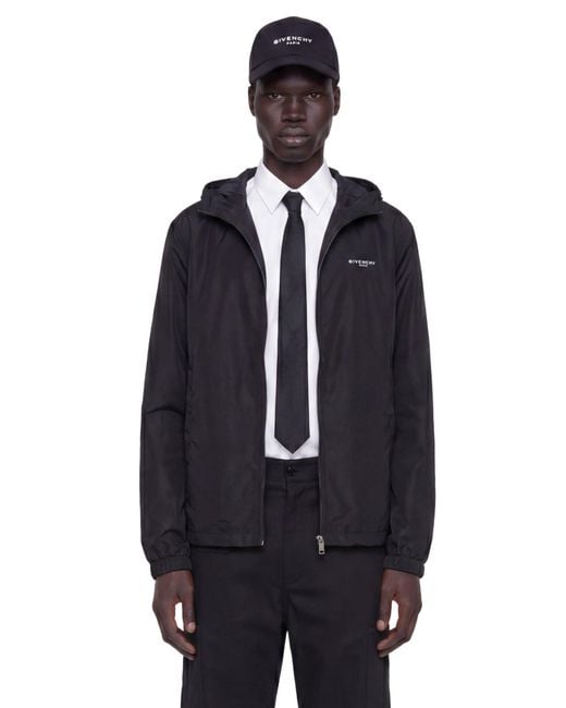 Givenchy Blue Regular Fit Windbreaker for men