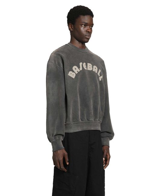 Fear Of God Black Baseball Classic Half Raglan Sweatshirt for men
