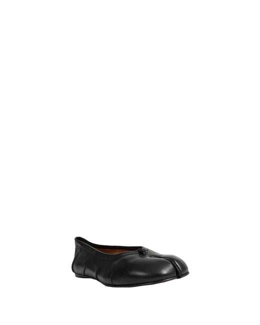 Maison Margiela Black Tabi Ballerinas