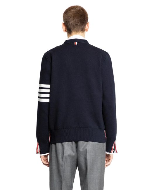 Thom Browne Blue Cardigan for men