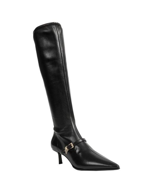 Prada Black Stretch Nappa Leather Boots