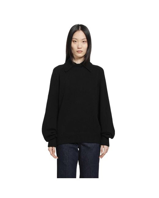 Khaite Black Jackson Sweater