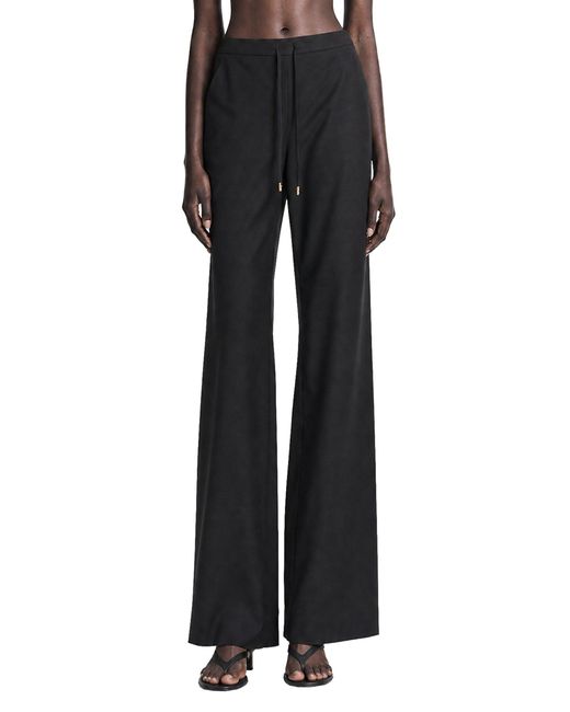 Max Mara Black Light Woollen Clotch Trousers