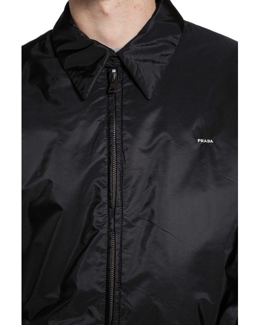 Prada Black Re-Nylon Jacket for men