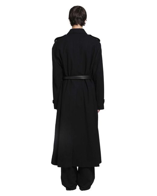 Ann Demeulemeester Black Wilmer Coat for men
