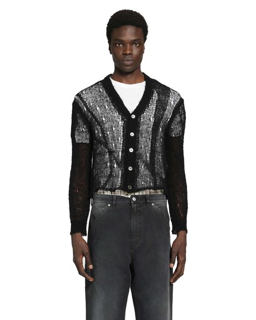 Our Legacy Black Academy Cardigan for men