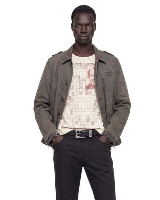 Enfants Riches Deprimes Gray Che Jacket for men