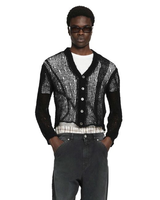 Our Legacy Black Academy Cardigan for men